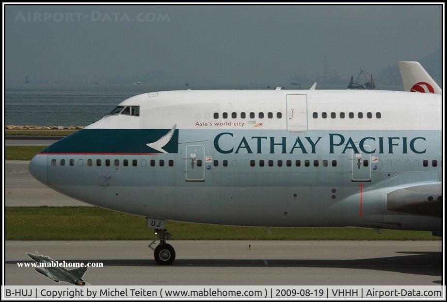 B-HUJ, 1995 Boeing 747-467 C/N 27595, Cathay Pacific