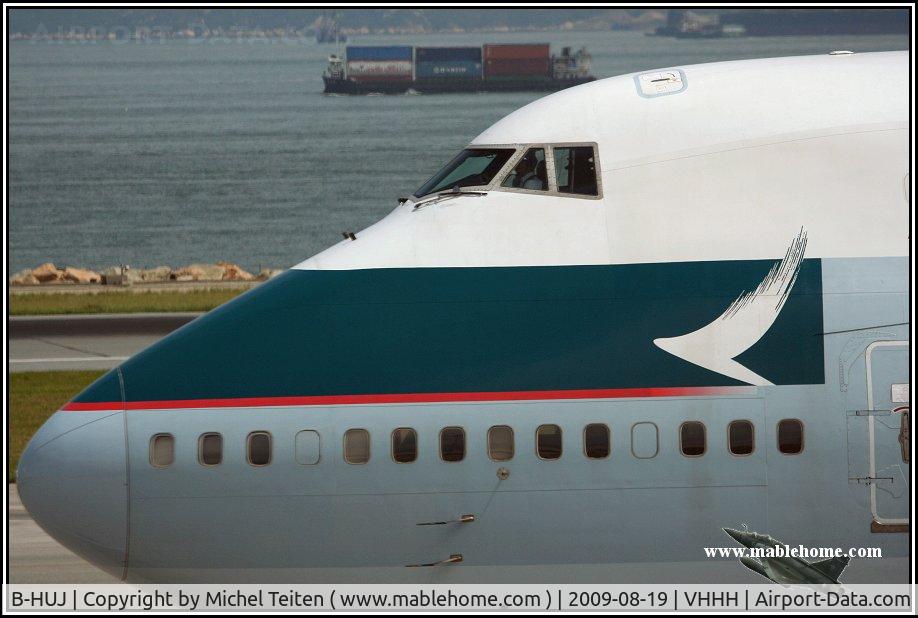 B-HUJ, 1995 Boeing 747-467 C/N 27595, Cathay Pacific
