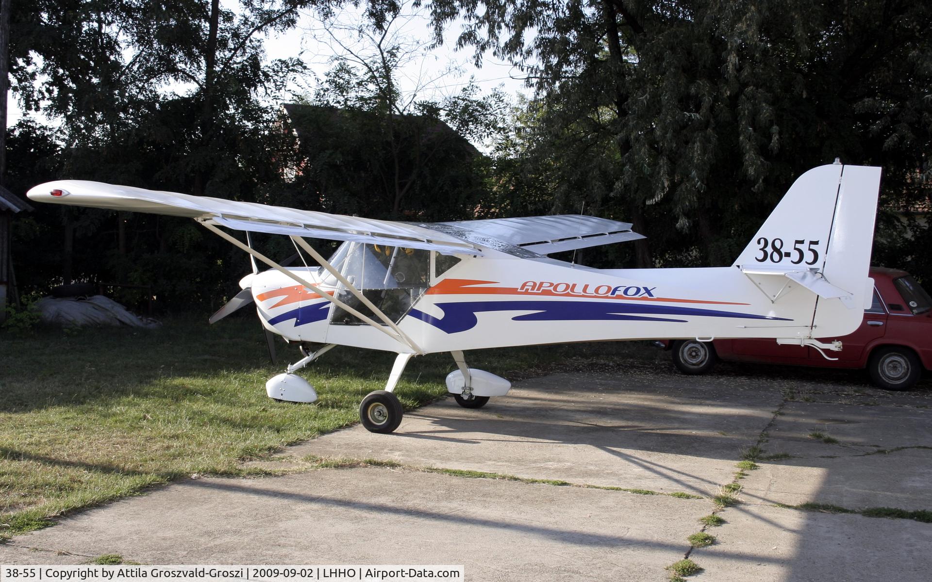 38-55, 2009 Halley Apollo Fox C/N 080509, Hajduszoboszló Airport - LHHO