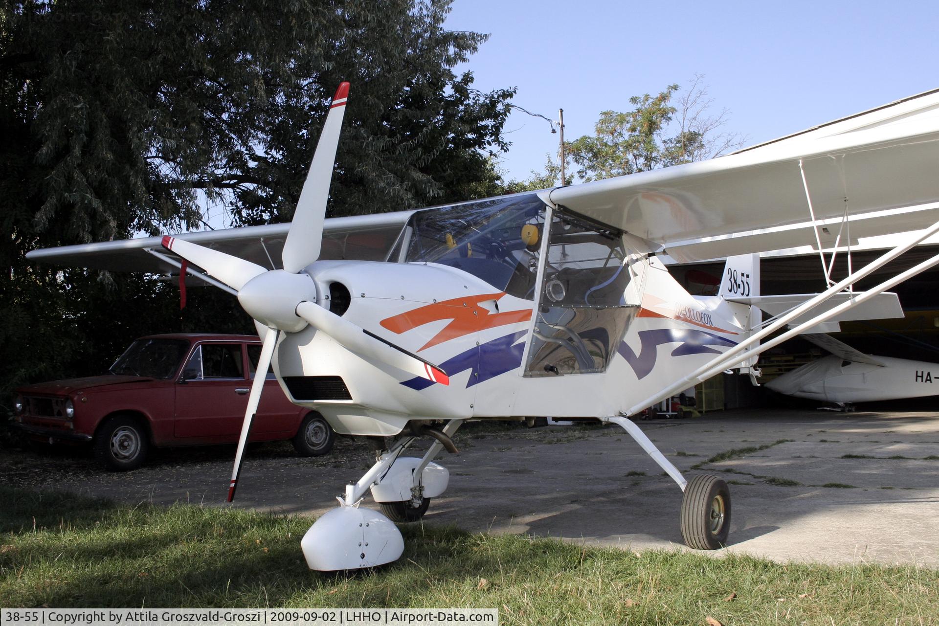 38-55, 2009 Halley Apollo Fox C/N 080509, Hajduszoboszló Airport - LHHO