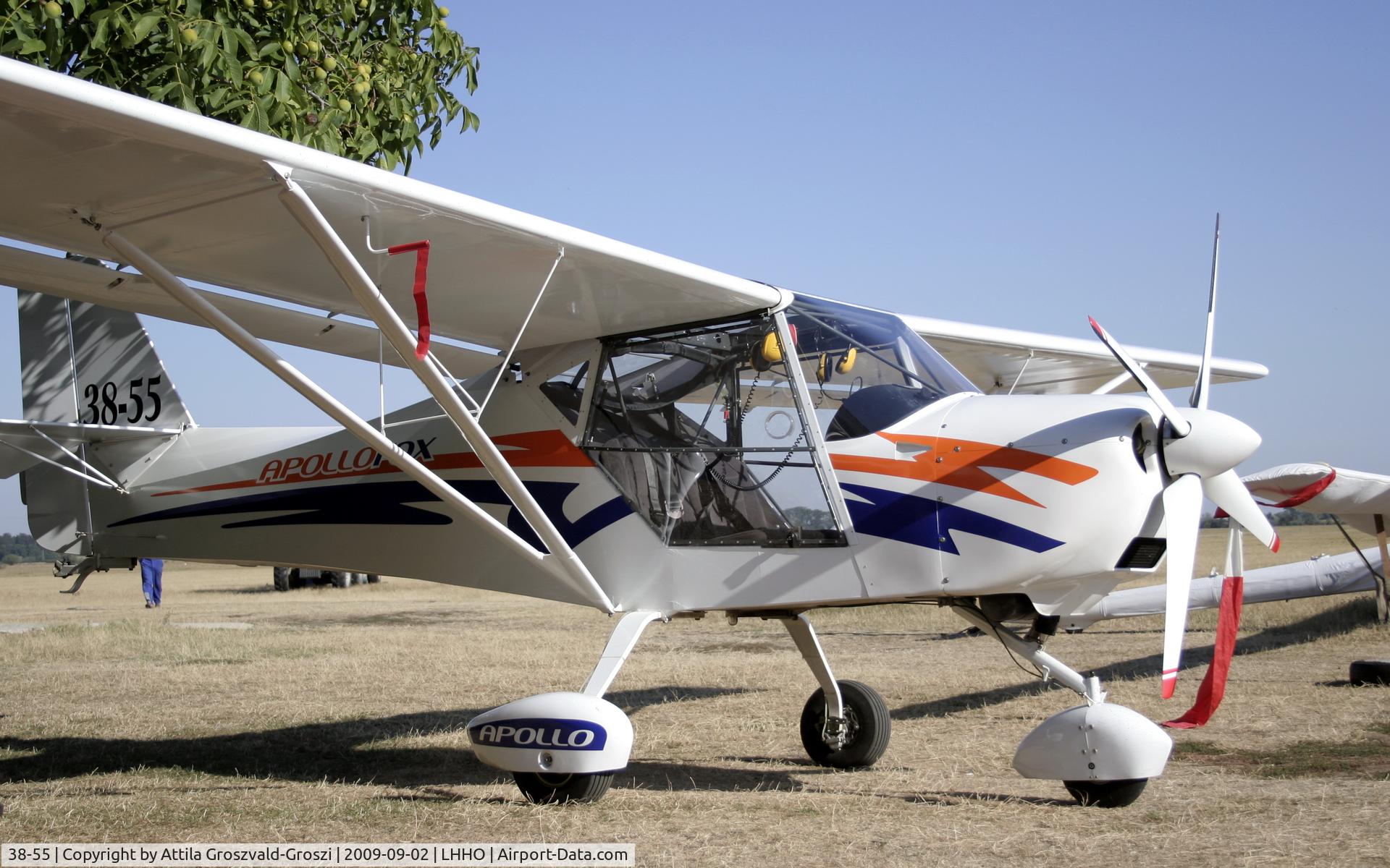 38-55, 2009 Halley Apollo Fox C/N 080509, Hajduszoboszló Airport - LHHO