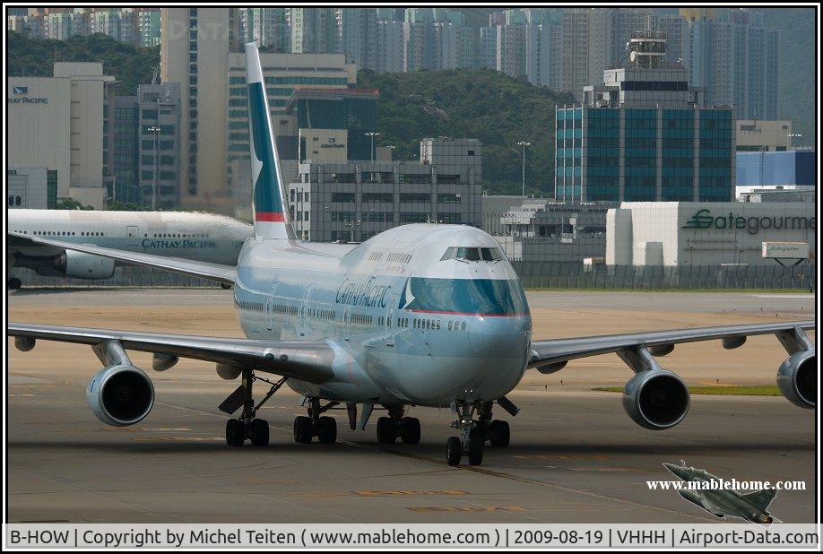 B-HOW, 1991 Boeing 747-467 C/N 25211, Cathay Pacific