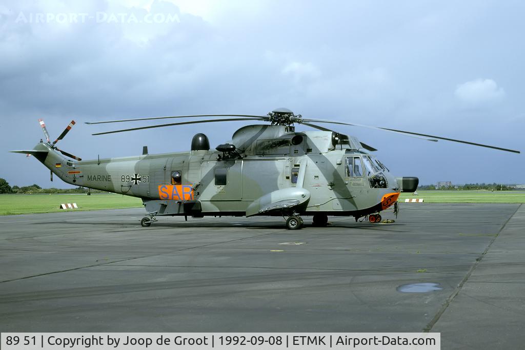 89 51, Westland Sea King Mk.41 C/N WA745/58, MFG 5. In the new color scheme.
