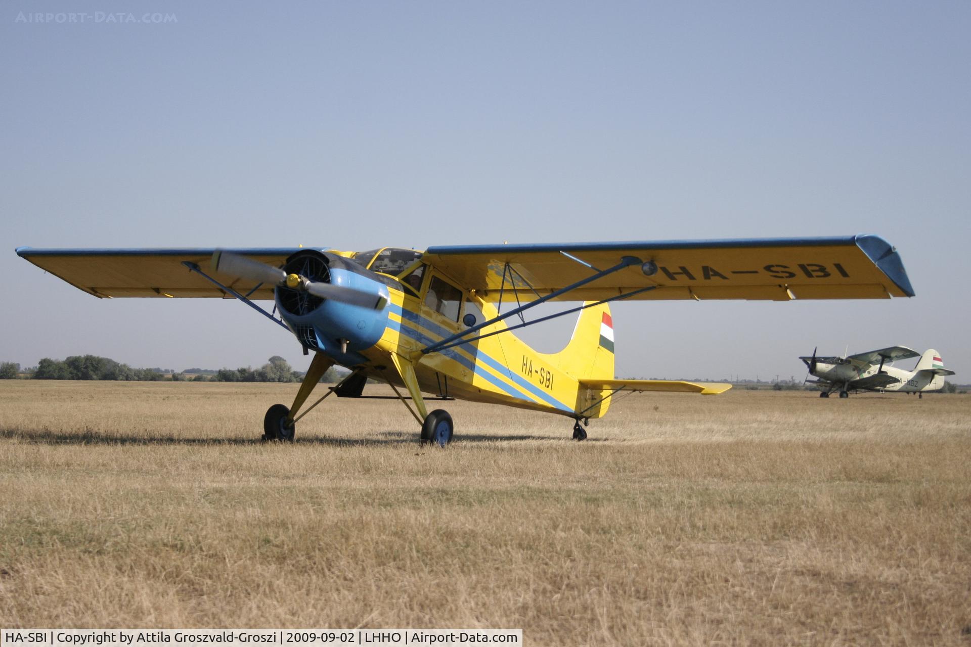 HA-SBI, 1967 PZL-Okecie PZL-101A Gawron C/N 107235, Hajduszoboszló Airport - LHHO