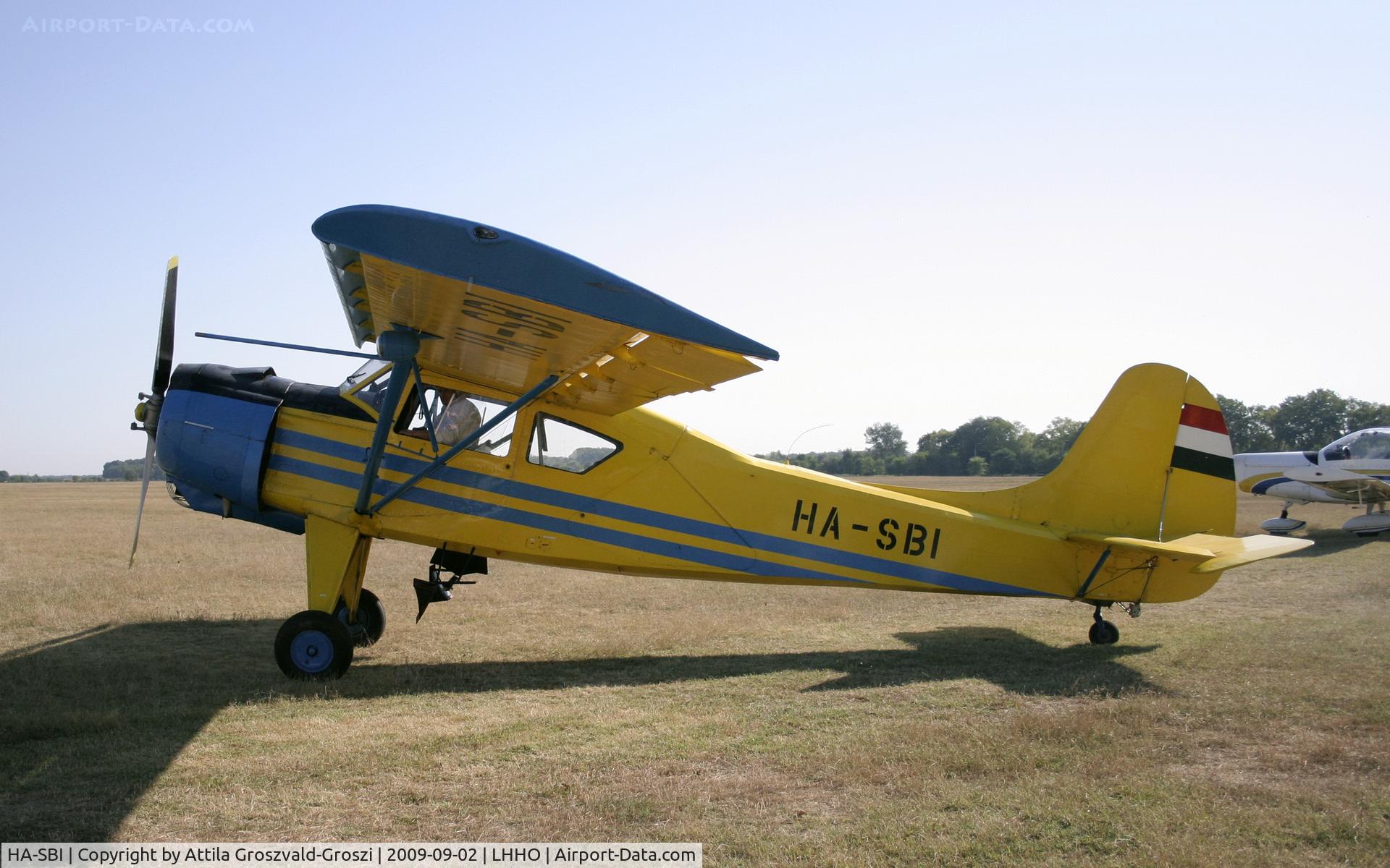 HA-SBI, 1967 PZL-Okecie PZL-101A Gawron C/N 107235, Hajduszoboszló Airport - LHHO