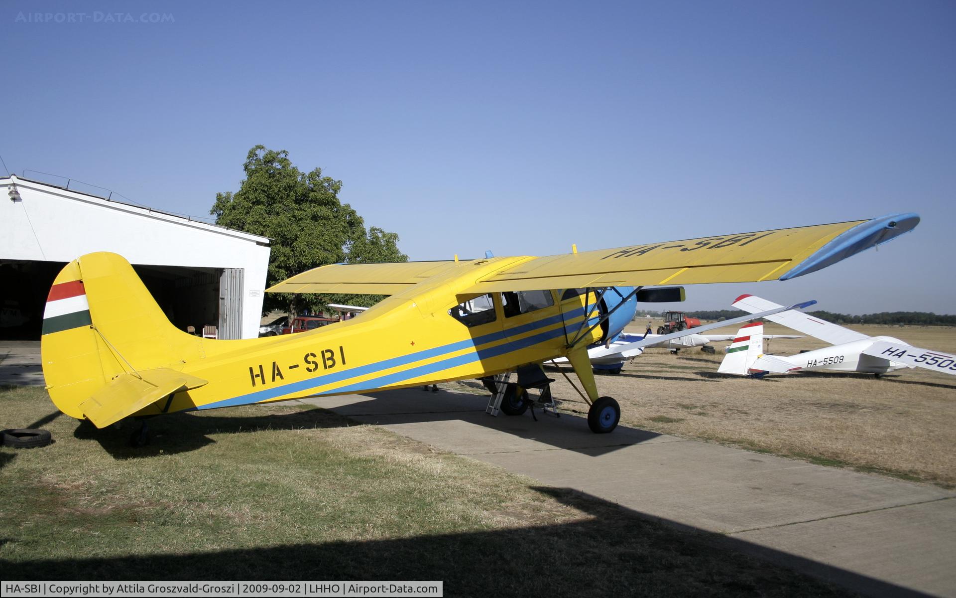 HA-SBI, 1967 PZL-Okecie PZL-101A Gawron C/N 107235, Hajduszoboszló Airport - LHHO