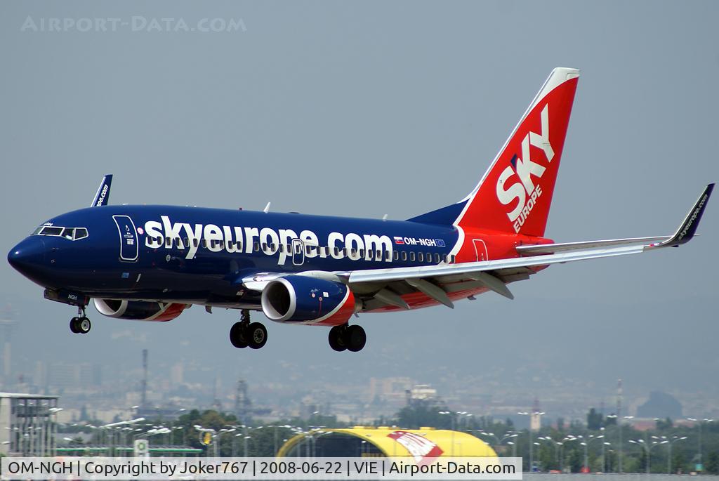 OM-NGH, 2007 Boeing 737-76N C/N 34754, SkyEurope Airlines Boeing 737-76N(WL)