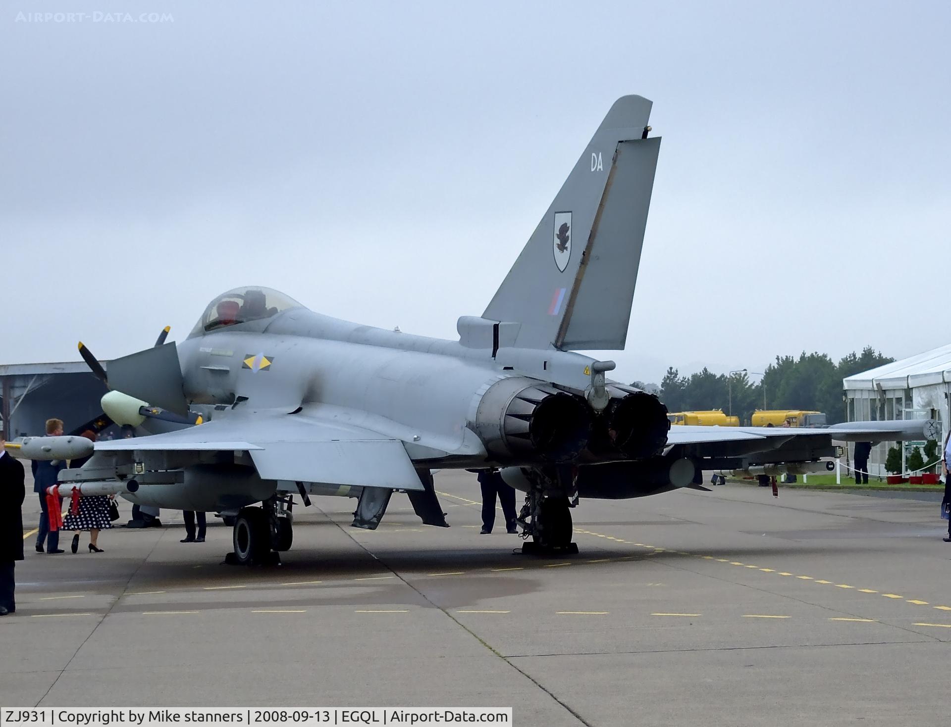 ZJ931, 2007 Eurofighter EF-2000 Typhoon F2 C/N 0103/BS022, Typhoon F.2, DA,From 11Sqn,loaded with 2 AIM-132 ASRAAM's