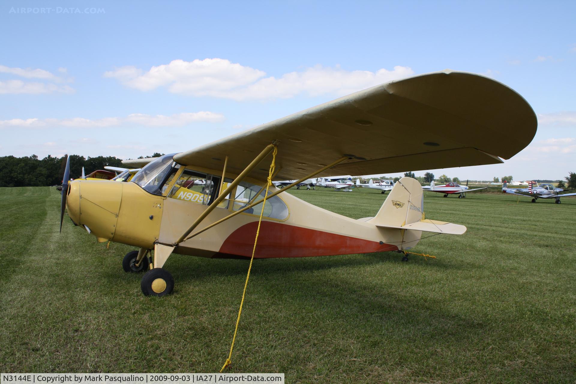 N3144E, 1947 Aeronca 7AC Champion C/N 7AC-6740, Aeronca 7AC