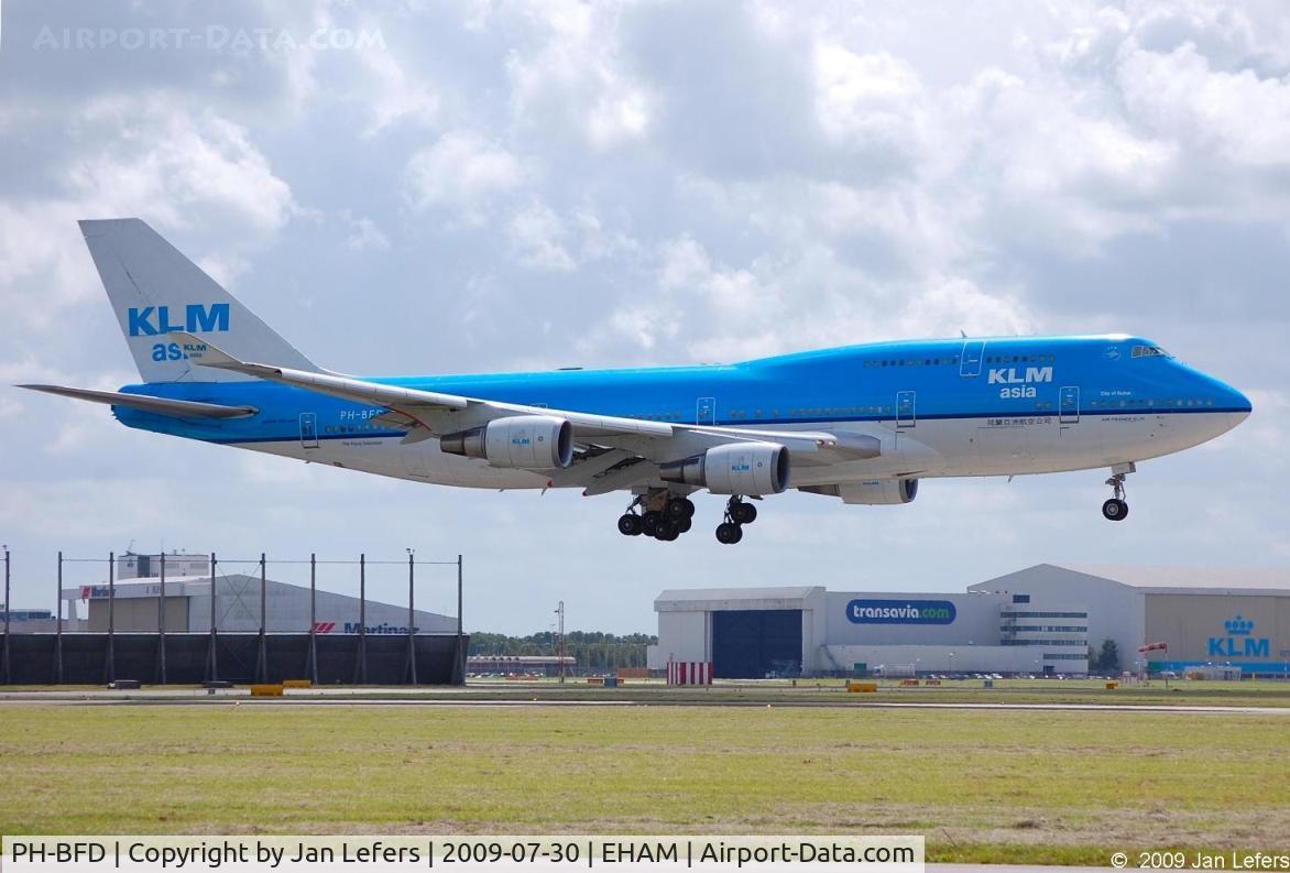 PH-BFD, 1989 Boeing 747-406BC C/N 24001, KLM Boeing