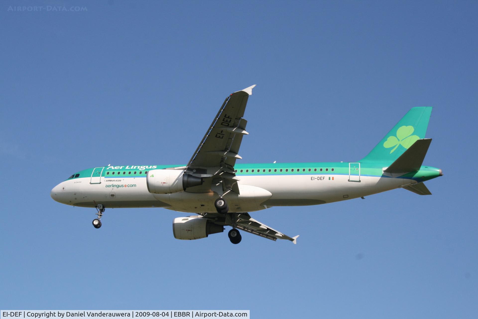 EI-DEF, 2004 Airbus A320-214 C/N 2256, arrival of flight EI630 to rwy 25R