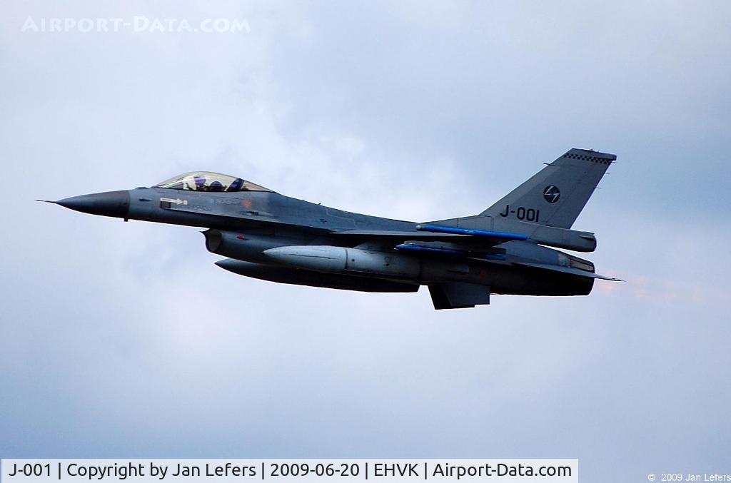 J-001, Fokker F-16AM Fighting Falcon C/N 6D-157, Royal Netherlands Air Force