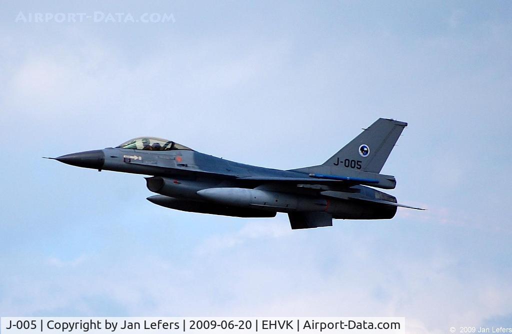 J-005, Fokker F-16AM Fighting Falcon C/N 6D-161, Royal Netherlands Air Force