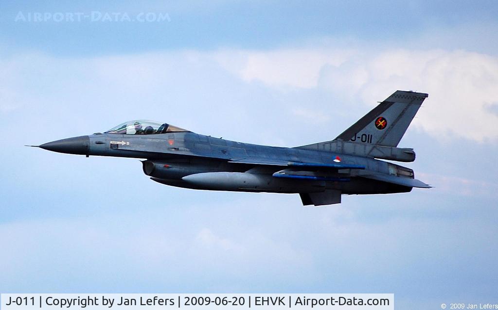 J-011, Fokker F-16AM Fighting Falcon C/N 6D-167, Royal Netherlands Air Force