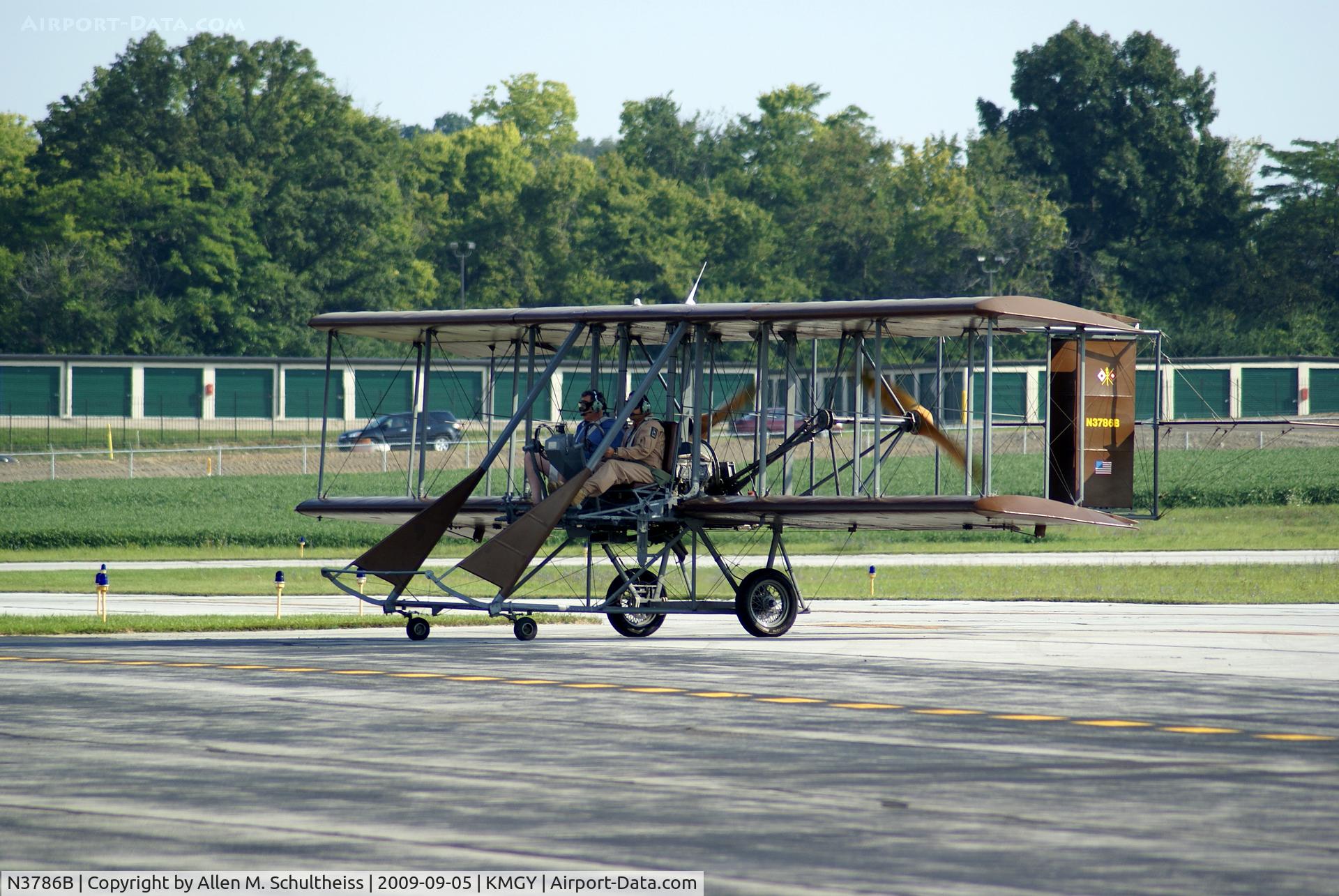 N3786B, 1981 Wright Model B Flyer Replica C/N 001, 1981 Wright B Flyer
