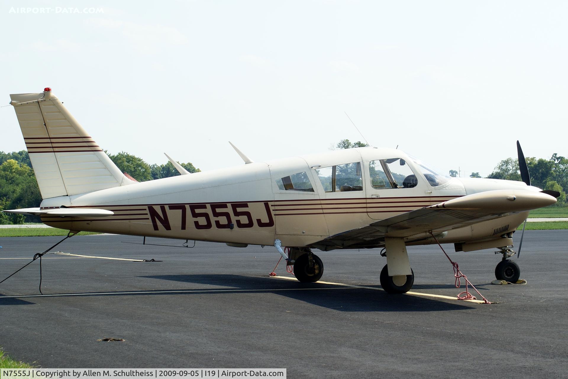 N7555J, 1968 Piper PA-28R-180 Cherokee Arrow C/N 28R-30931, 1968 PA-28R-180