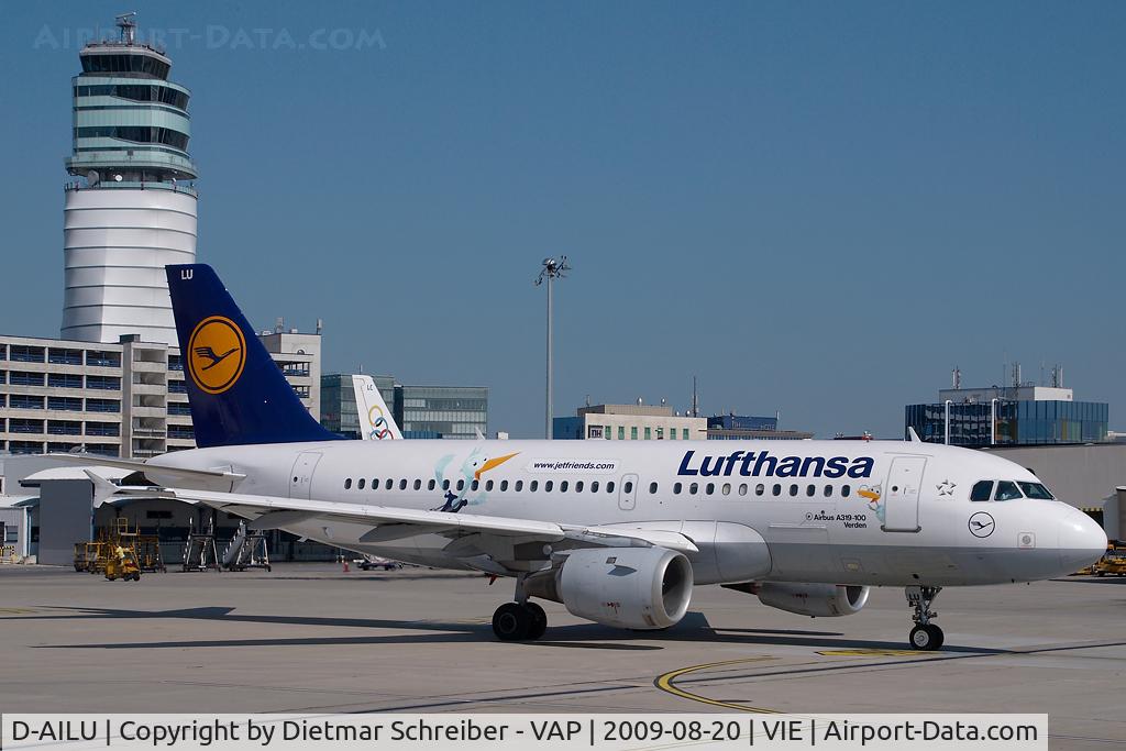 D-AILU, 1997 Airbus A319-114 C/N 744, lufthansa airbus 319