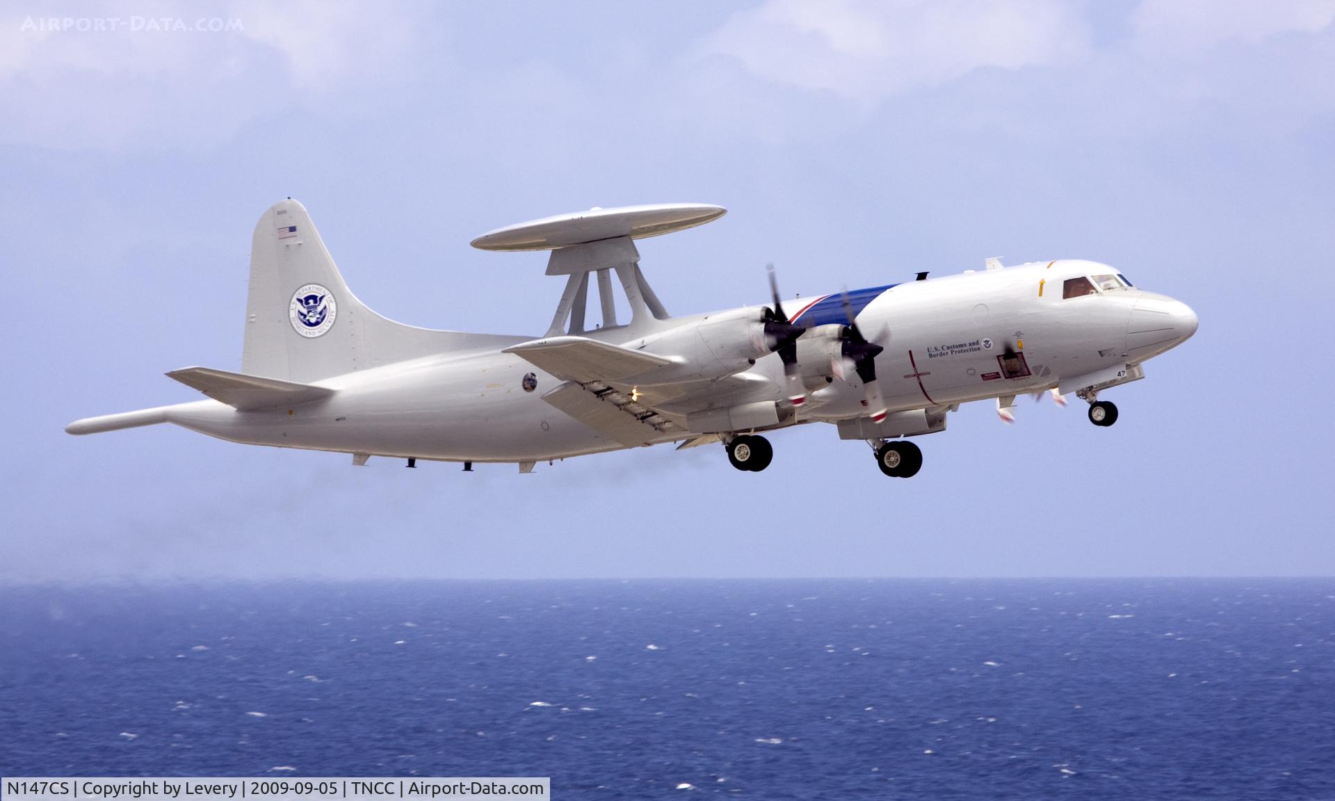 N147CS, Lockheed P-3 AEW&C C/N 185-5162, Take Off!!