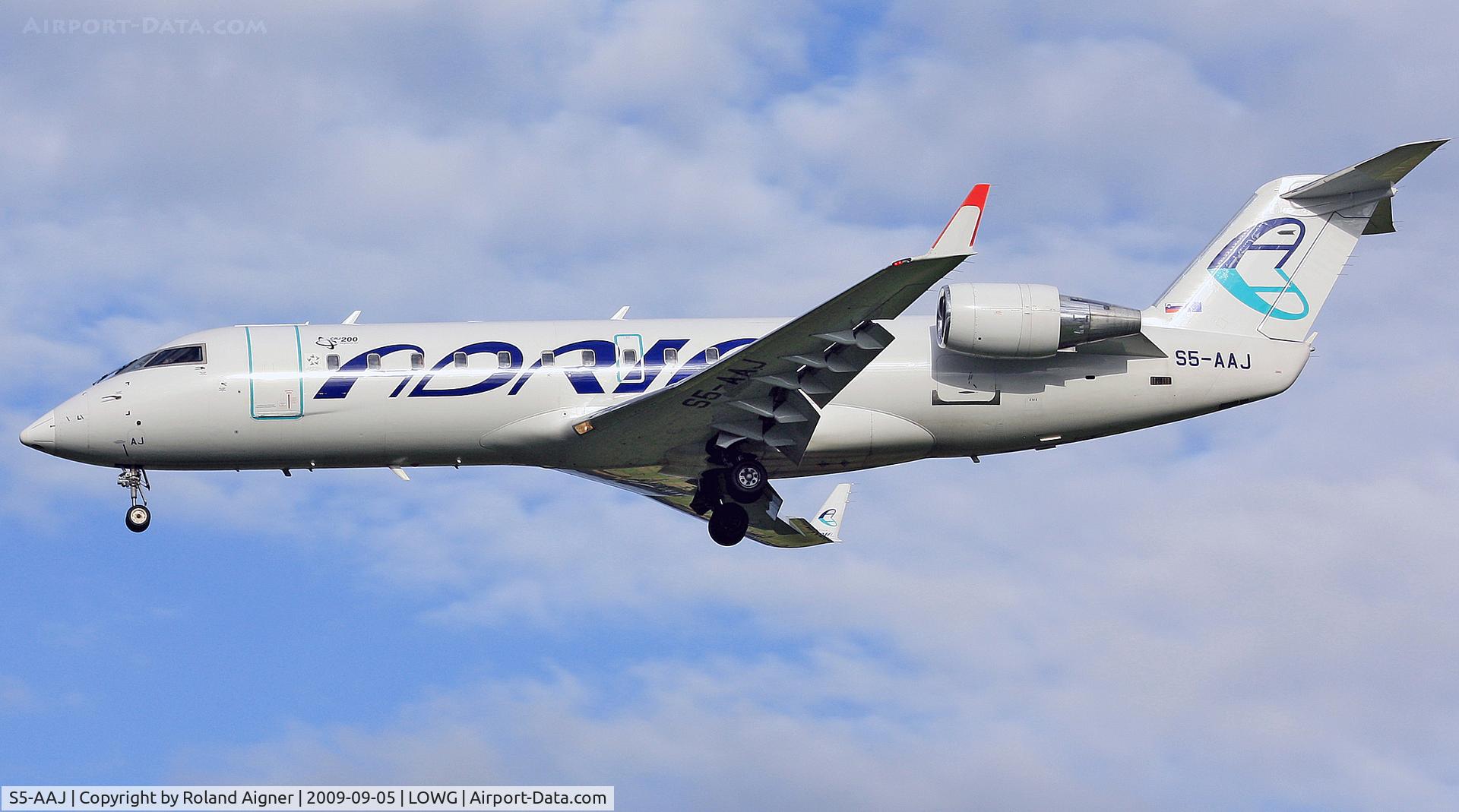 S5-AAJ, 2004 Bombardier CRJ-200ER (CL-600-2B19) C/N 8010, .