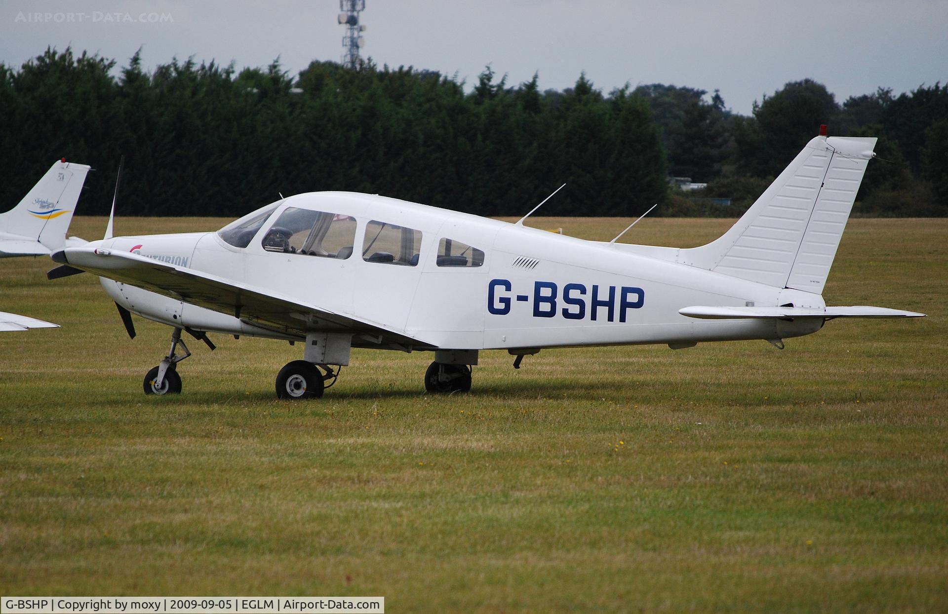 G-BSHP, 1986 Piper PA-28-161 Warrior C/N 28-8616002, Piper PA-28-161 at a cool, blustery, grey White Waltham