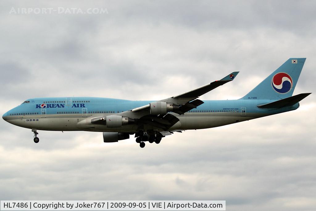 HL7486, 1992 Boeing 747-4B5 C/N 26396, Korean Air Cargo Boeing 747-4B5F