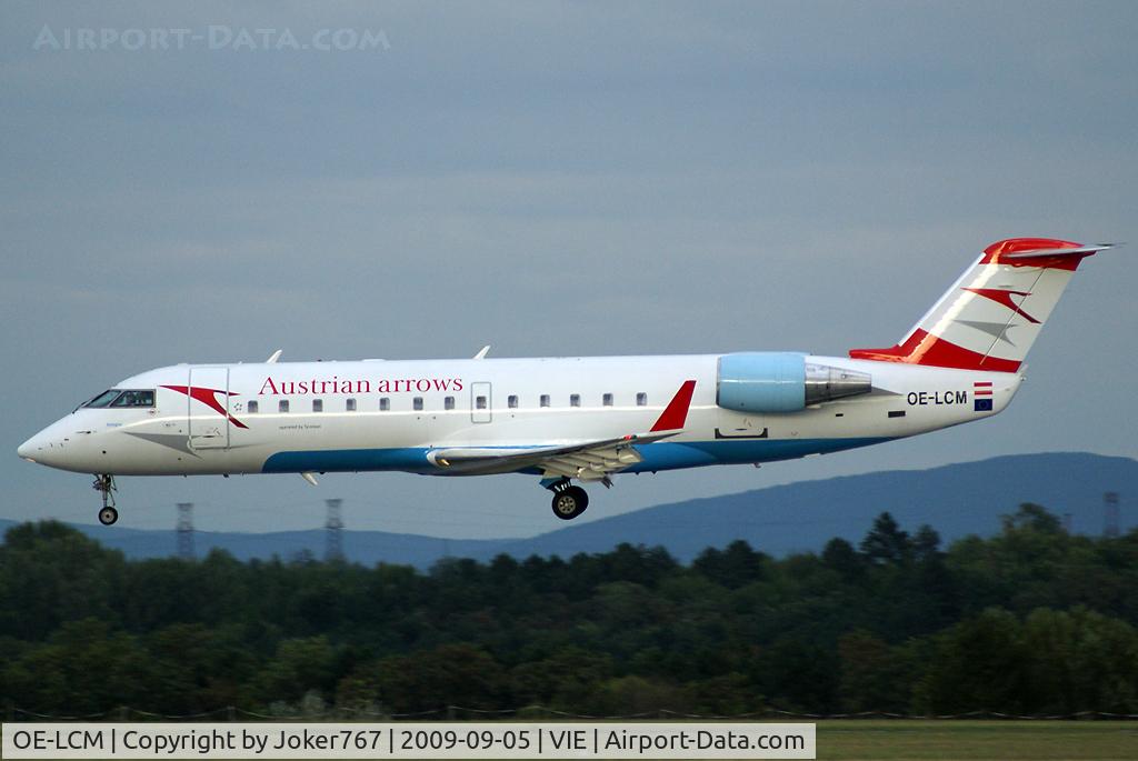 OE-LCM, 1997 Canadair CRJ-200LR (CL-600-2B19) C/N 7205, Austrian arrows Canadair Regional Jet CRJ200LR