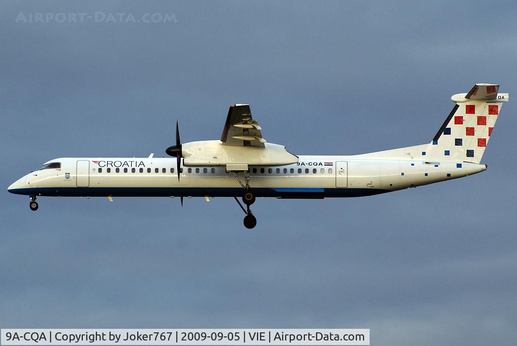 9A-CQA, 2008 De Havilland Canada DHC-8-402Q Dash 8 C/N 4205, Croatia Airlines De Havilland Canada DHC-8-402Q Dash 8