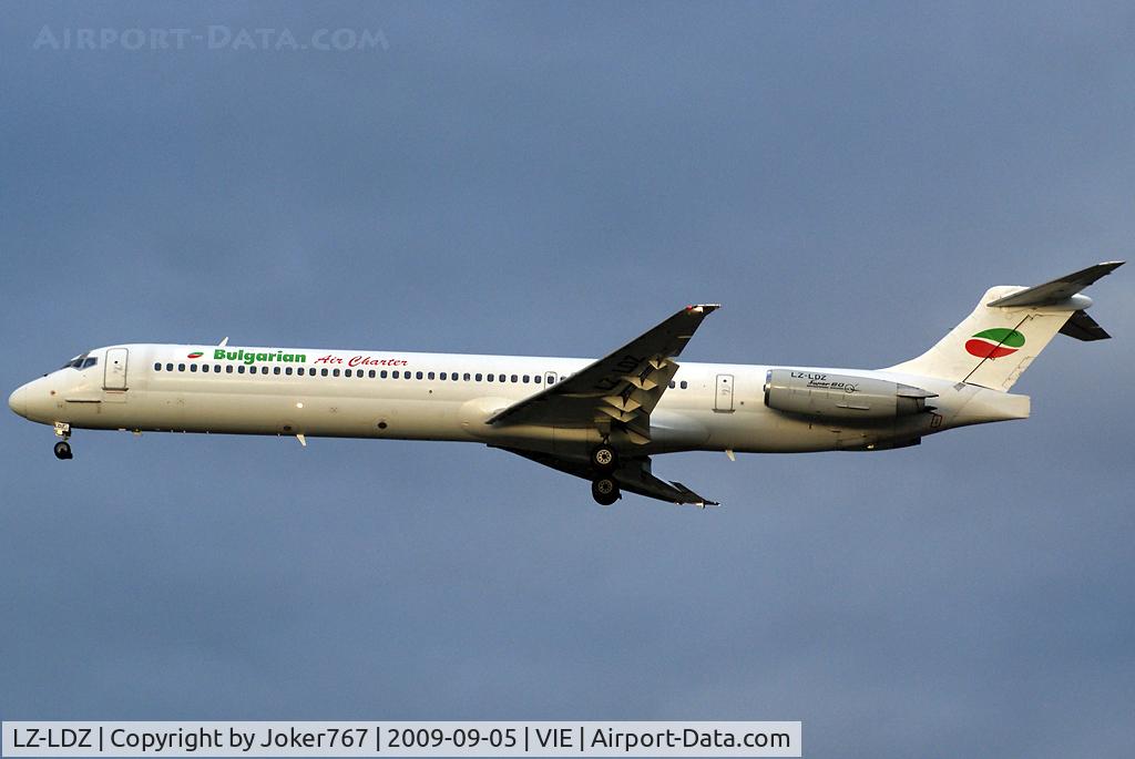 LZ-LDZ, 1990 McDonnell Douglas MD-83 C/N 49930, Bulgarian Air Charter McDonnell Douglas MD-83