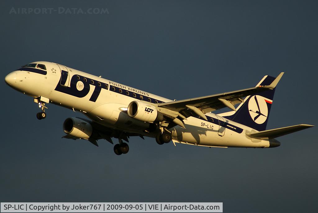 SP-LIC, 2006 Embraer 175LR (ERJ-170-200LR) C/N 17000134, LOT Polish Airlines Embraer ERJ-175