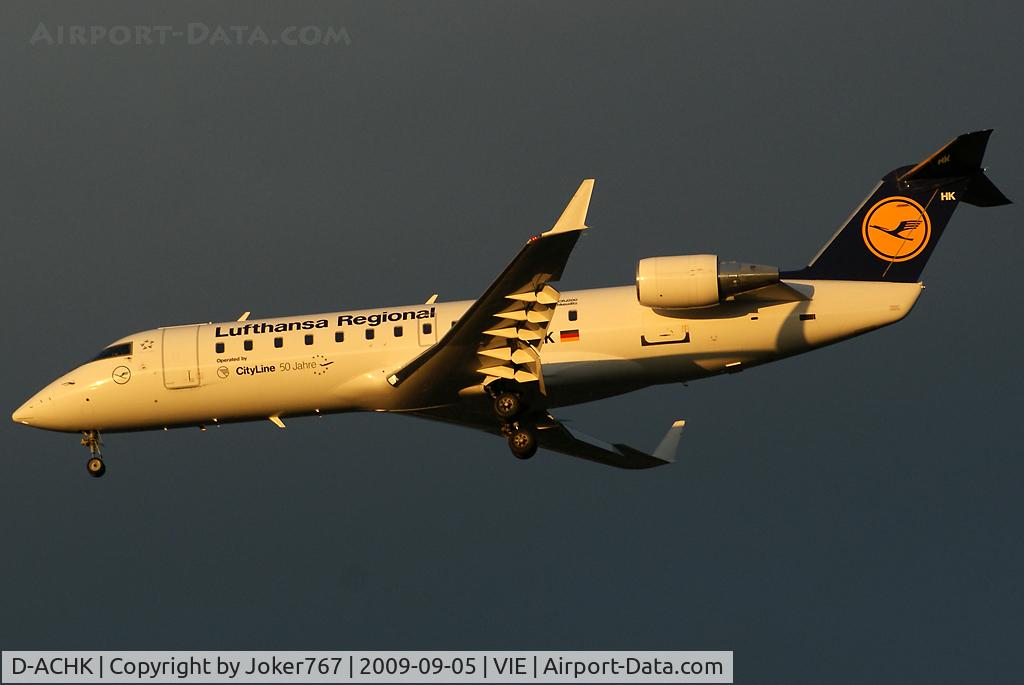 D-ACHK, 2000 Canadair CRJ-200LR (CL-600-2B19) C/N 7499, Lufthansa Regional (CityLine) Canadair Regional Jet CRJ200LR