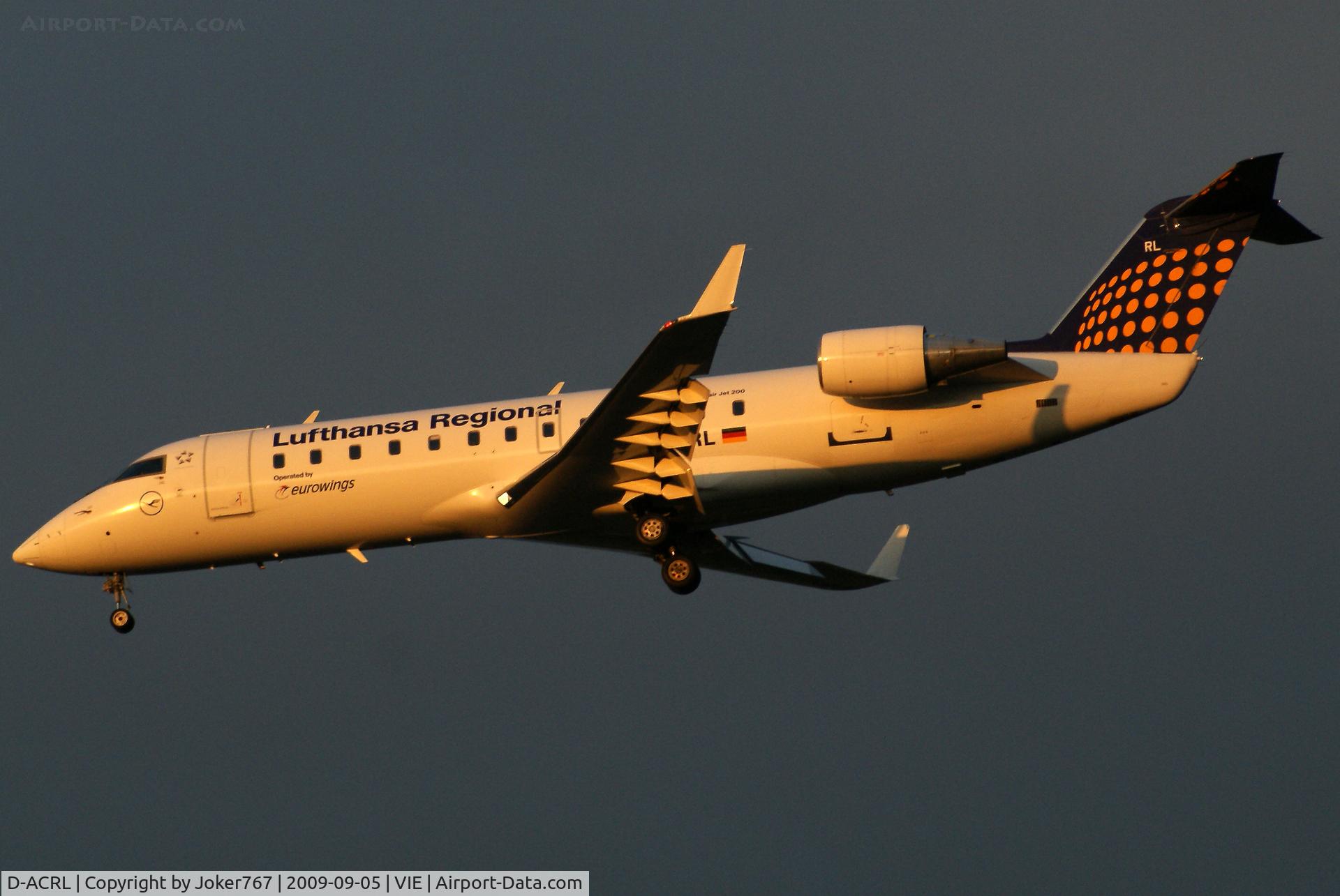 D-ACRL, 2004 Bombardier CRJ-200ER (CL-600-2B19) C/N 7902, Lufthansa Regional (Eurowings) Canadair Regional Jet CRJ200LR