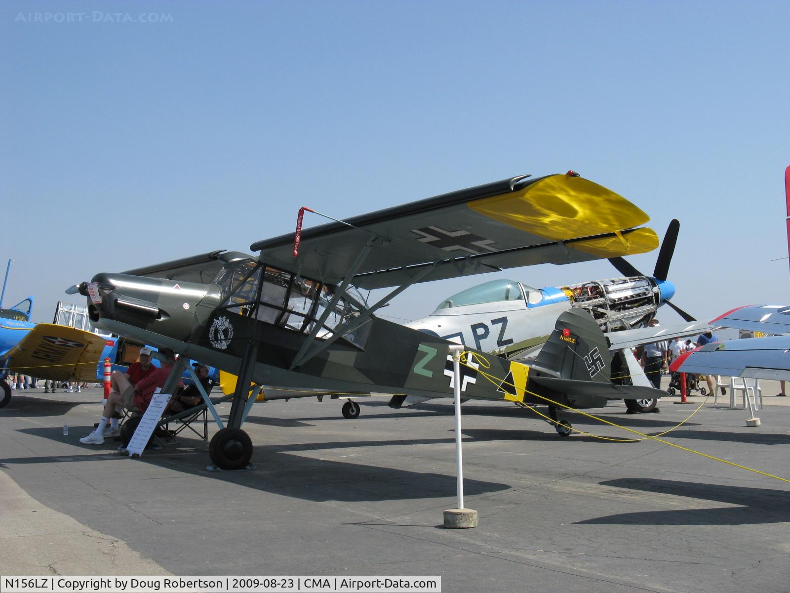 N156LZ, 2009 Fieseler Fi-156C Storch Replica C/N SA-001K, 2009 Storch Aircraft LLC Fi-156C CRIQUET, Rotax 912 100 Hp Experimental class LSA, a 75% scale Storch (Stork)