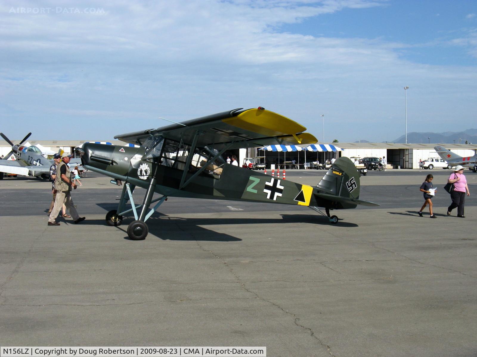 N156LZ, 2009 Fieseler Fi-156C Storch Replica C/N SA-001K, 2009 Storch Aircraft LLC Fi-156C CRIQUET, Rotax 912 100 Hp Experimental class LSA, a 75% scale Storch (Stork), pre-flight