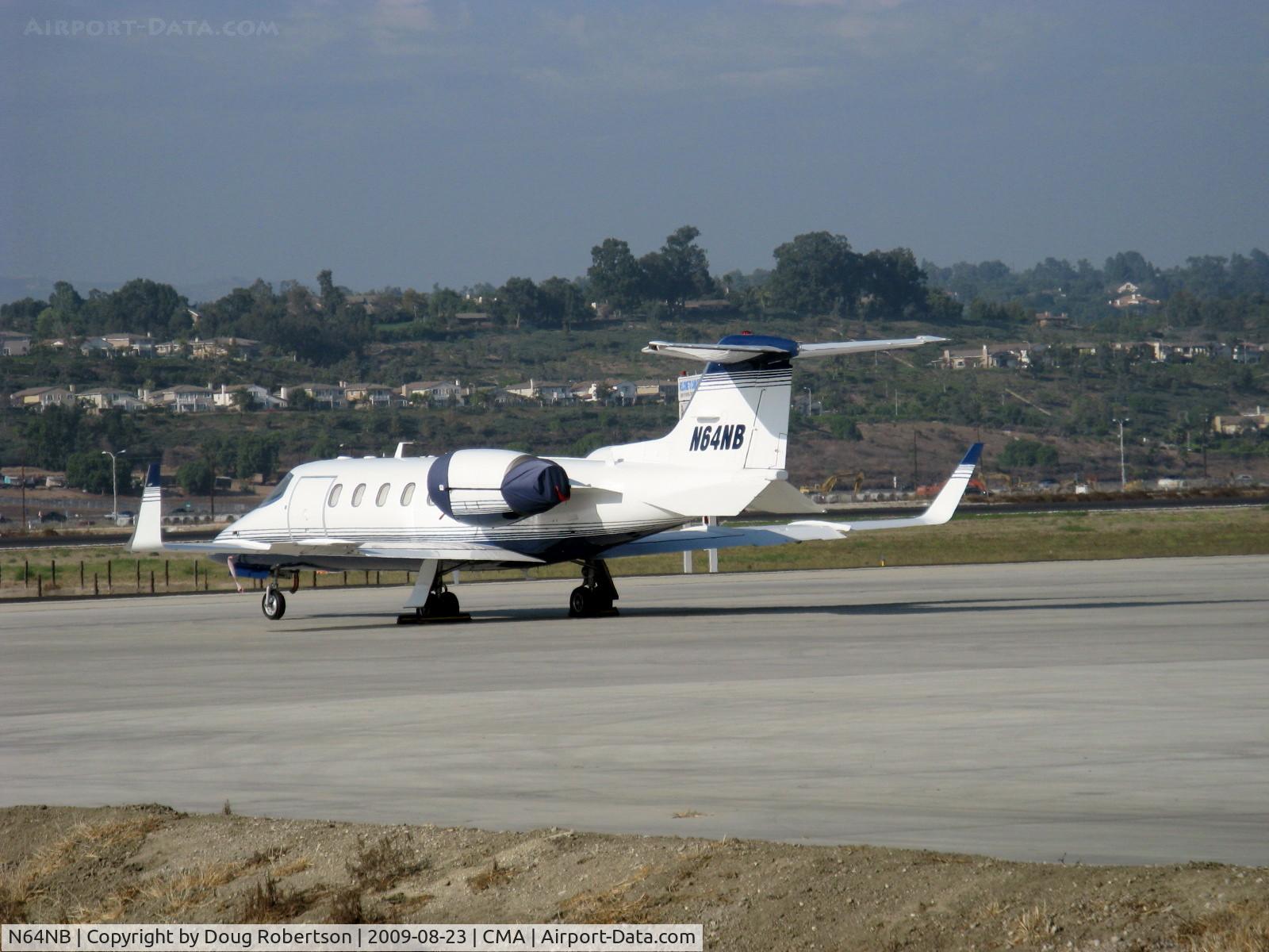 N64NB, 1992 Learjet 31A C/N 065, 1992 Learjet 31A, two Garrett TFE731-2-2B turbofans 3,500 lb st each. The 31A combines fuselage & powerplants of the 35/36 with improved wing of the 55.