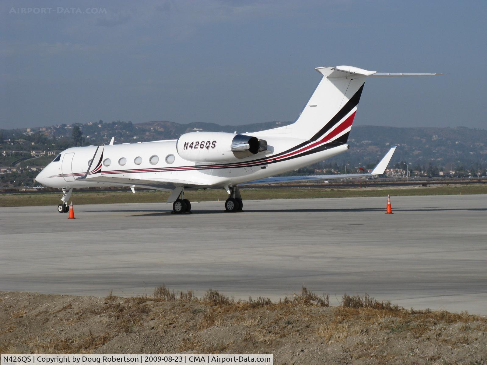N426QS, 2000 Gulfstream Aerospace G-IV C/N 1426, 2000 Gulfstream Aerospace G-IV, two Rolls-Royce Tay 611-8 turbofans 13,850 lb st each with target-type thrust reversers