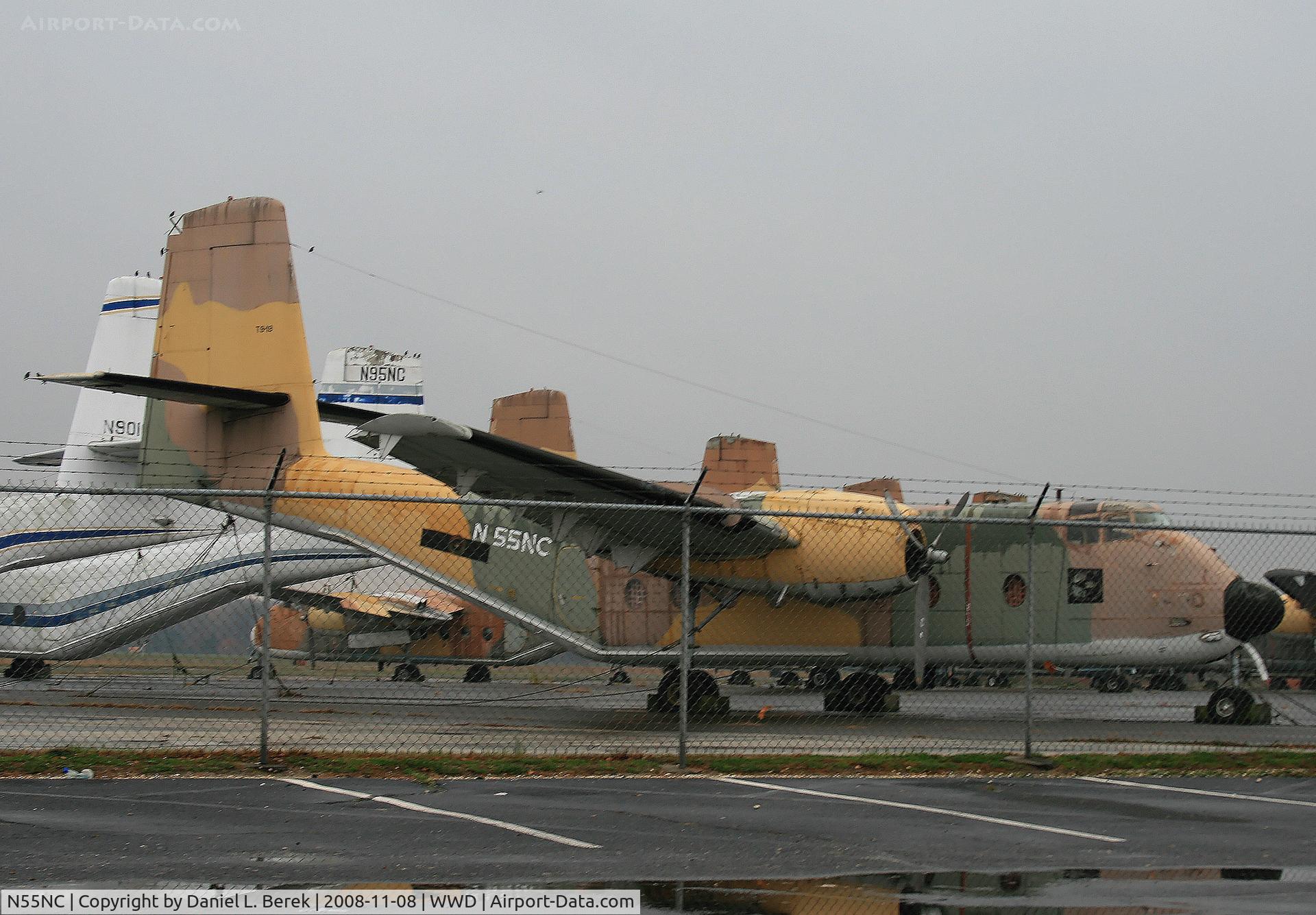 N55NC, De Havilland Canada DHC-4 Caribou C/N 61, A sad, faded Caribou waits, and waits, and waits....