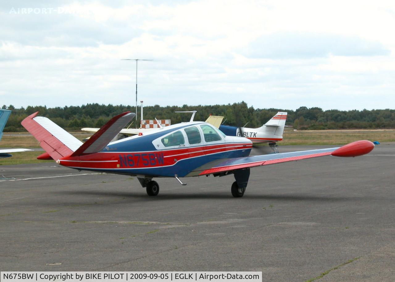 N675BW, 1978 Beech V35B Bonanza C/N D-10134, MOVING OUT TO THE TAXYWAY