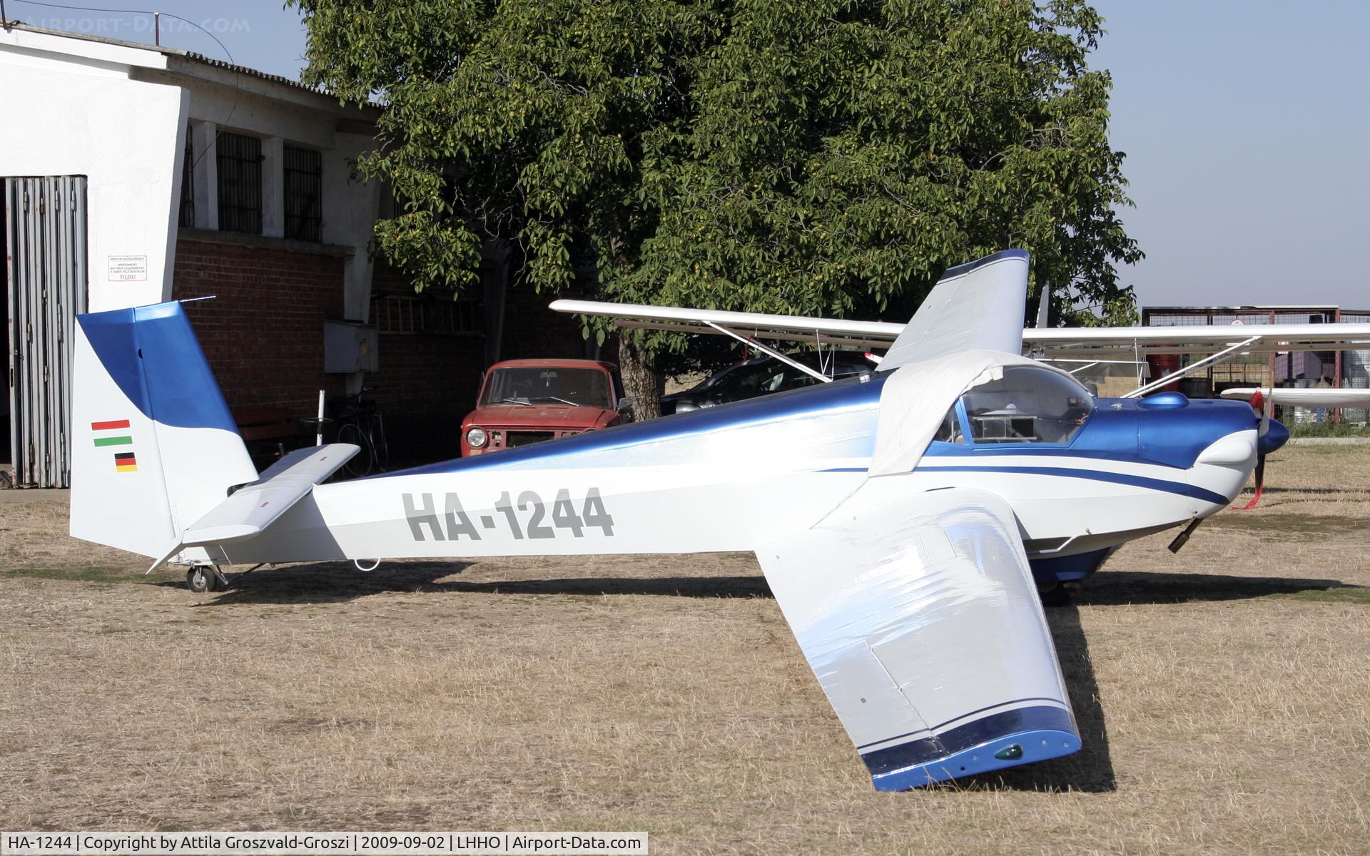 HA-1244, 1971 Scheibe SF-25C Falke C/N 4401, Hajduszoboszló Airport - LHHO