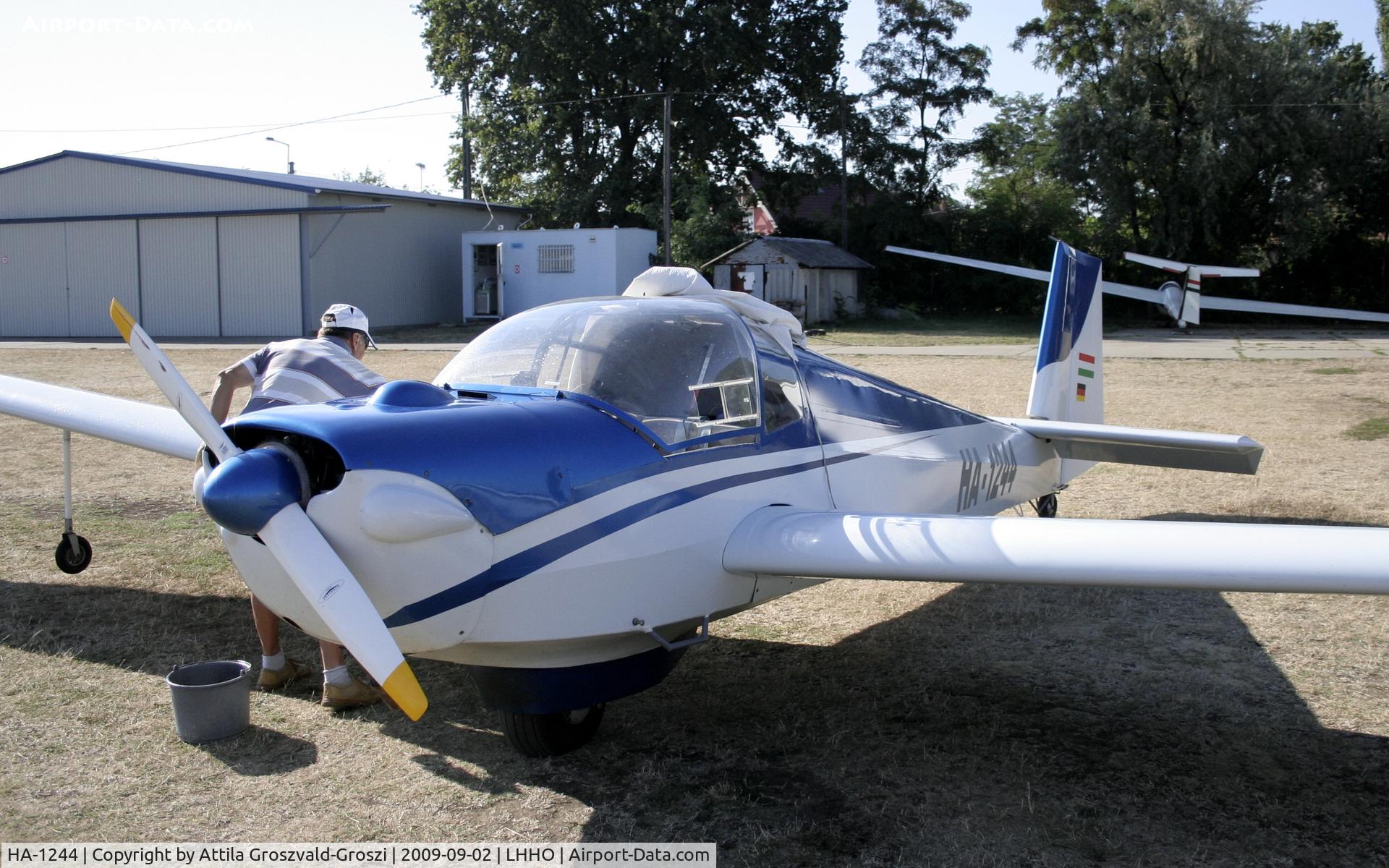 HA-1244, 1971 Scheibe SF-25C Falke C/N 4401, Hajduszoboszló Airport - LHHO