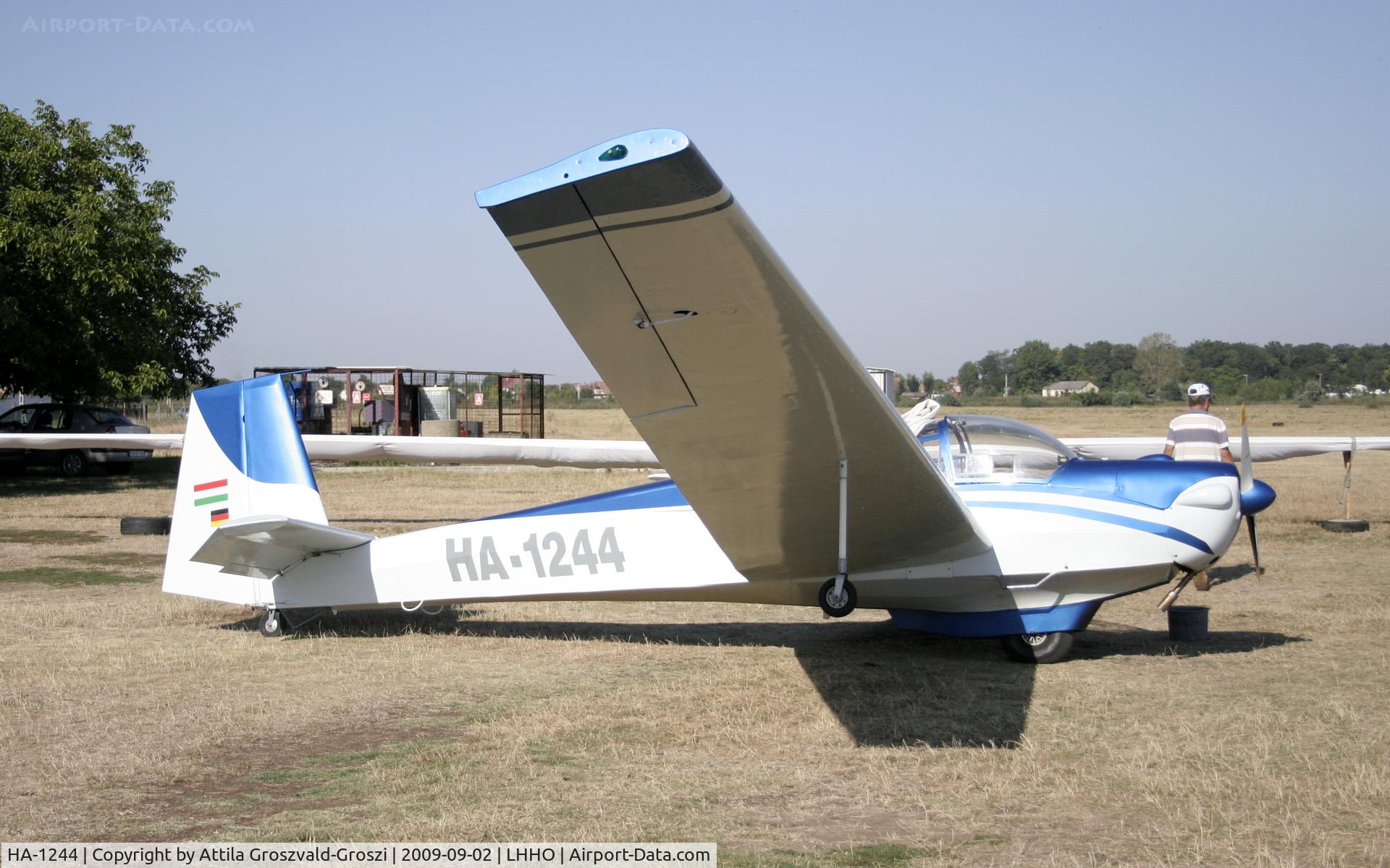 HA-1244, 1971 Scheibe SF-25C Falke C/N 4401, Hajduszoboszló Airport - LHHO