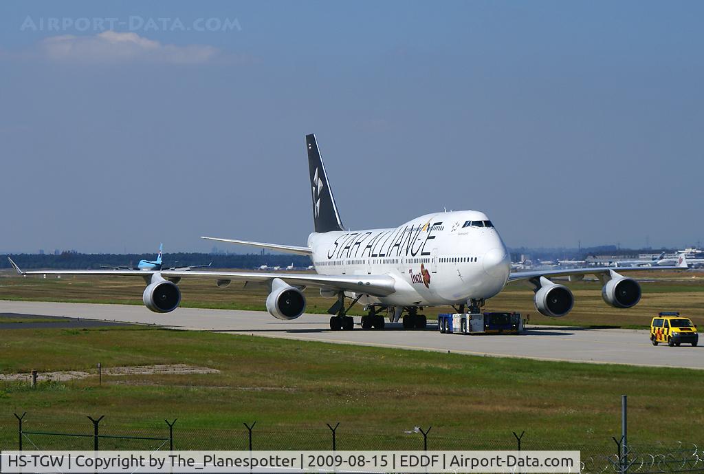 HS-TGW, 1997 Boeing 747-4D7 C/N 27724, one of many Star Alliance Birds today.