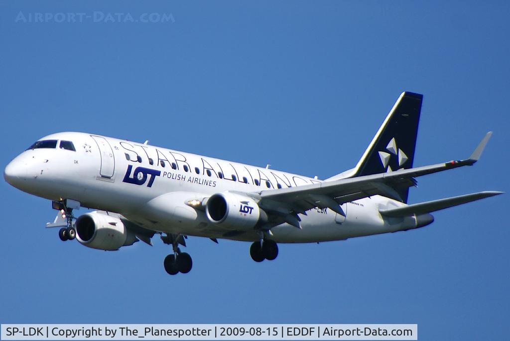 SP-LDK, 2005 Embraer 170LR (ERJ-170-100LR) C/N 17000074, Star Alliance No. 3 today