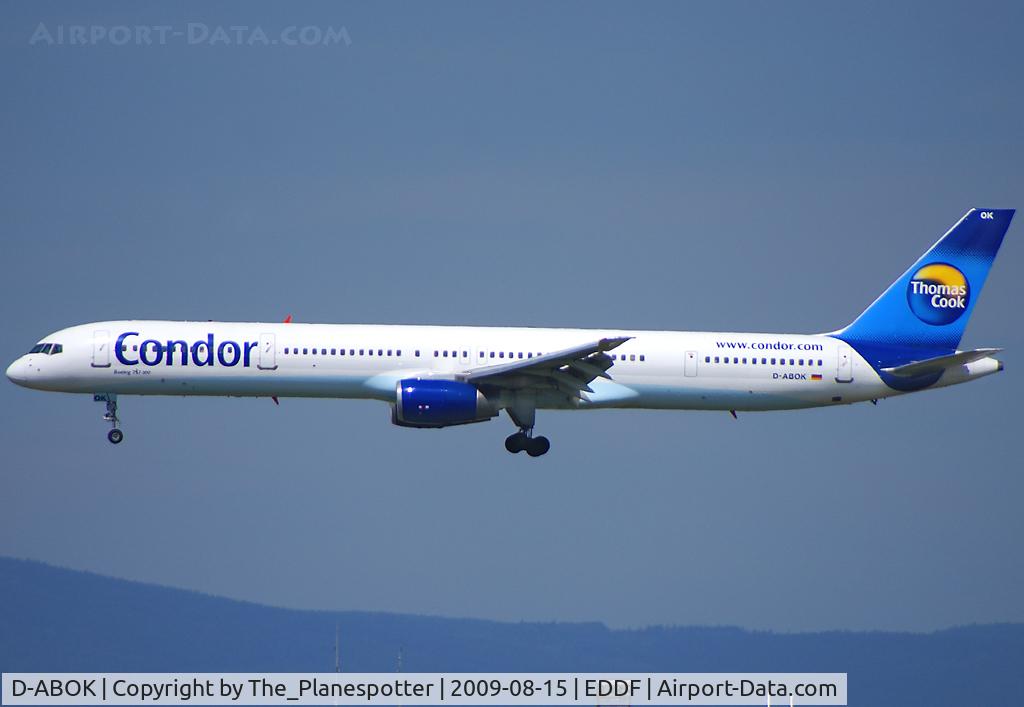 D-ABOK, 2000 Boeing 757-330 C/N 29020, It´s Condor time today :-)