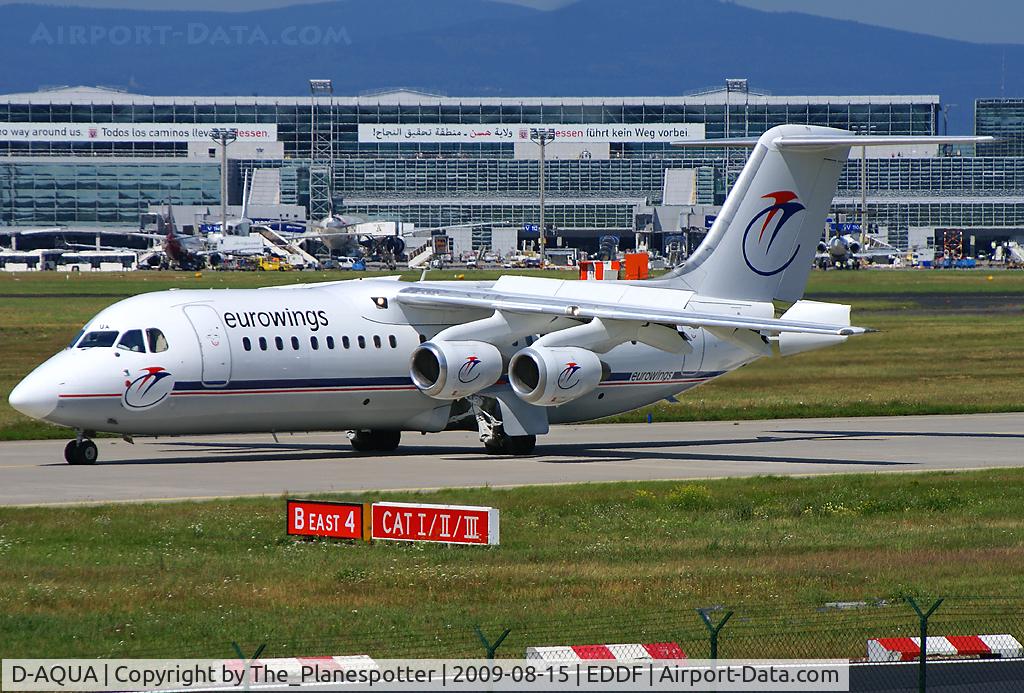 D-AQUA, 1988 British Aerospace BAe.146-300A C/N E3118, Old and Classic Scheme of Eurowings. Hope we keep this one for a little bit more.