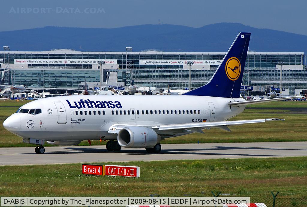 D-ABIS, 1991 Boeing 737-530 C/N 24942, How long will we see the nice reliable Boeing 737 in the LH Fleet. Also note that LH Technik has closed the Eyebrow-Windows above the Cockpit Windows at their Old Generation 737.