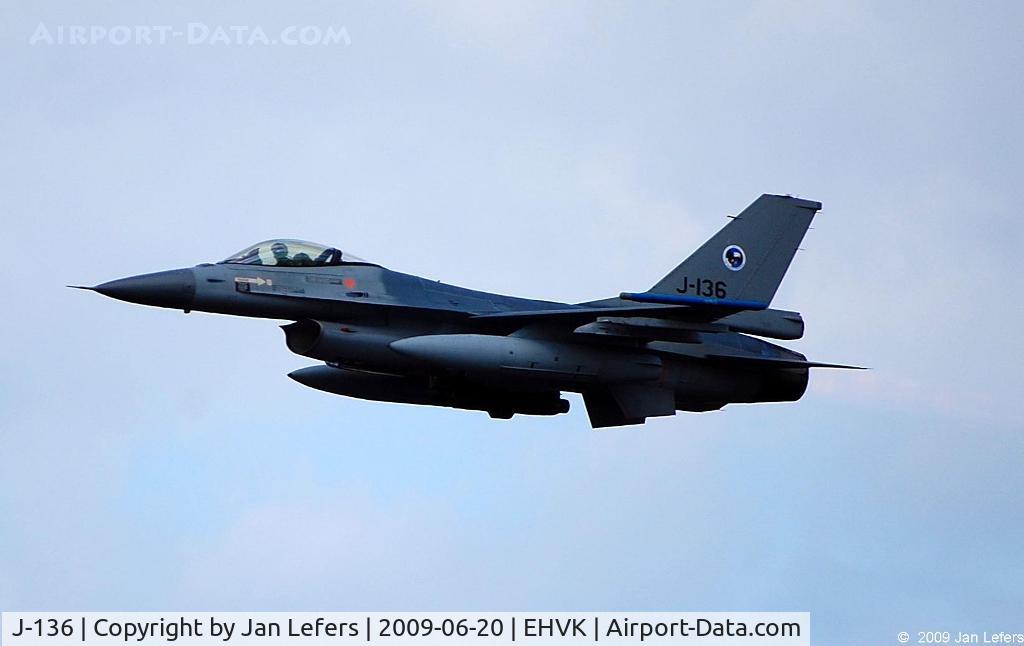 J-136, Fokker F-16AM Fighting Falcon C/N 6D-126, Royal Netherlands Air Force
