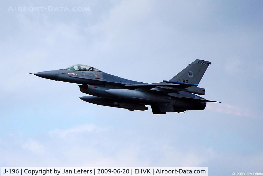 J-196, Fokker F-16AM Fighting Falcon C/N 6D-103, Fokker F-16AM Fighting Falcon (RNAF)