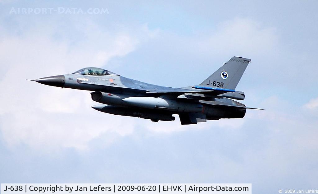 J-638, Fokker F-16AM Fighting Falcon C/N 6D-70, Royal Netherlands Airforce
