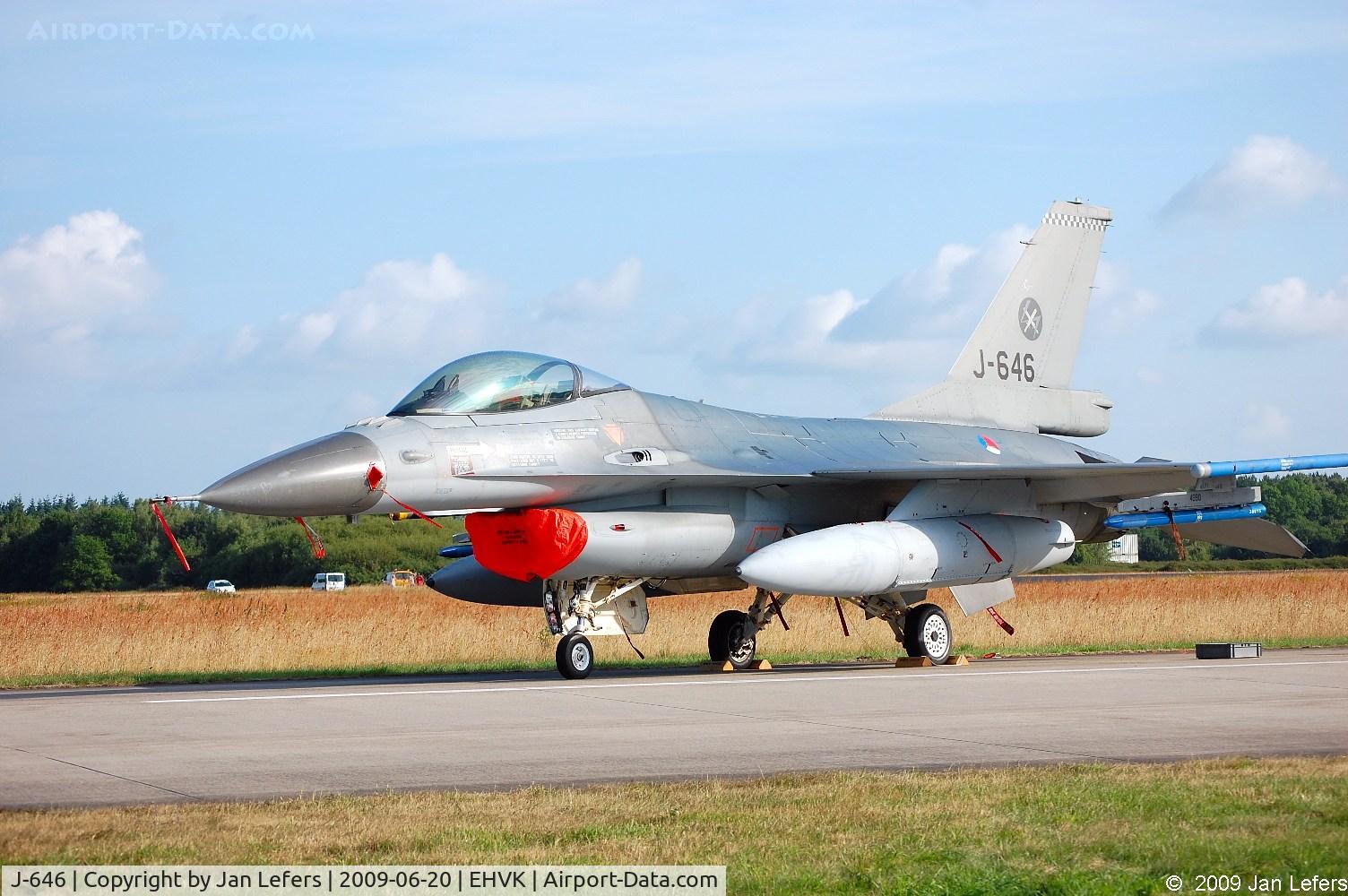J-646, Fokker F-16AM Fighting Falcon C/N 6D-78, Royal Netherlands Airforce