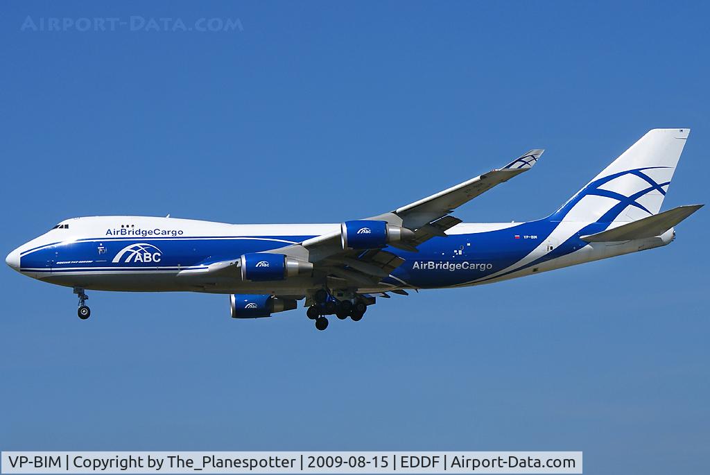 VP-BIM, 2008 Boeing 747-4HAERF C/N 35237, Brandnew Aircraft for Russia and Luxemburg based Carrier ABC.